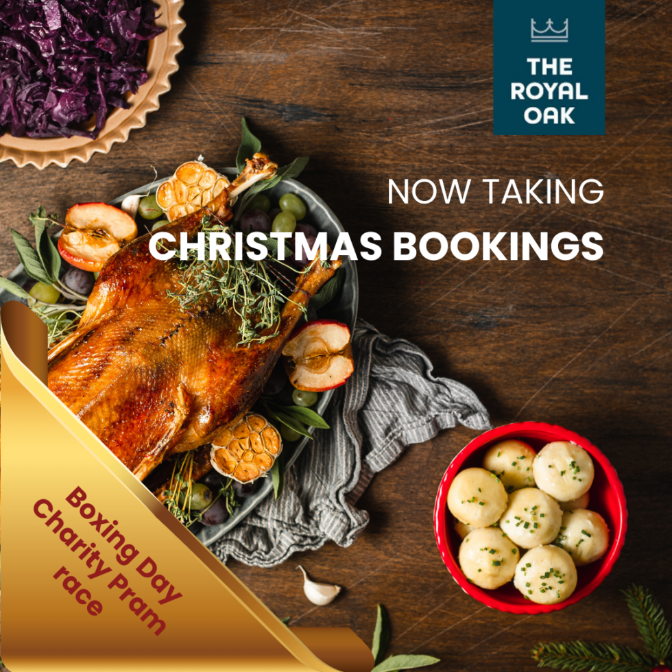 Christmas Menu bookings at The Royal Oak